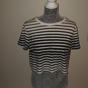 Forever 21 💫 Striped Crop Top 2x
